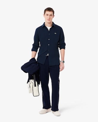Chemise slim fit Piqué de coton