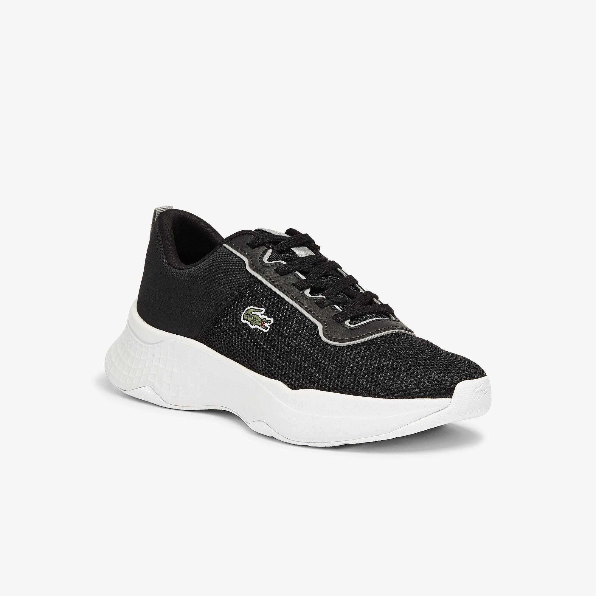 Lacoste Sneakers Court-Drive junior en tissu Taille 35.5 Noir/gris Foncé