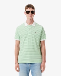 Polo L.12.12 classic fit en Petit Piqué rayé