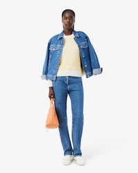 Pull jacquard graphique court de tennis