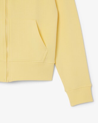 Sweatshirt zipp&eacute; &agrave; capuche molleton