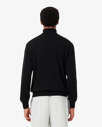 Pull col roul&eacute; jersey coton