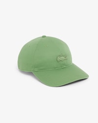 Casquette badge twill de coton