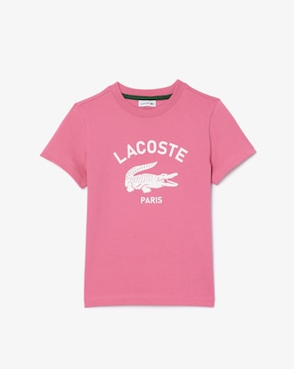 T-shirt coton imprimé signature