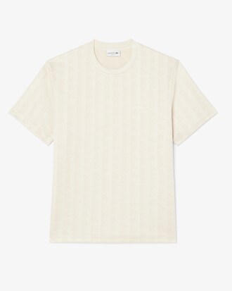 T-shirt jacquard monogramme