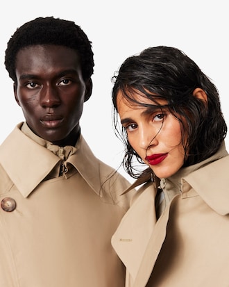 Trench-coat imperm&eacute;able Lacoste x Mackintosh