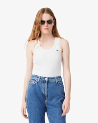 D&eacute;bardeur coton maille pointelle slim fit