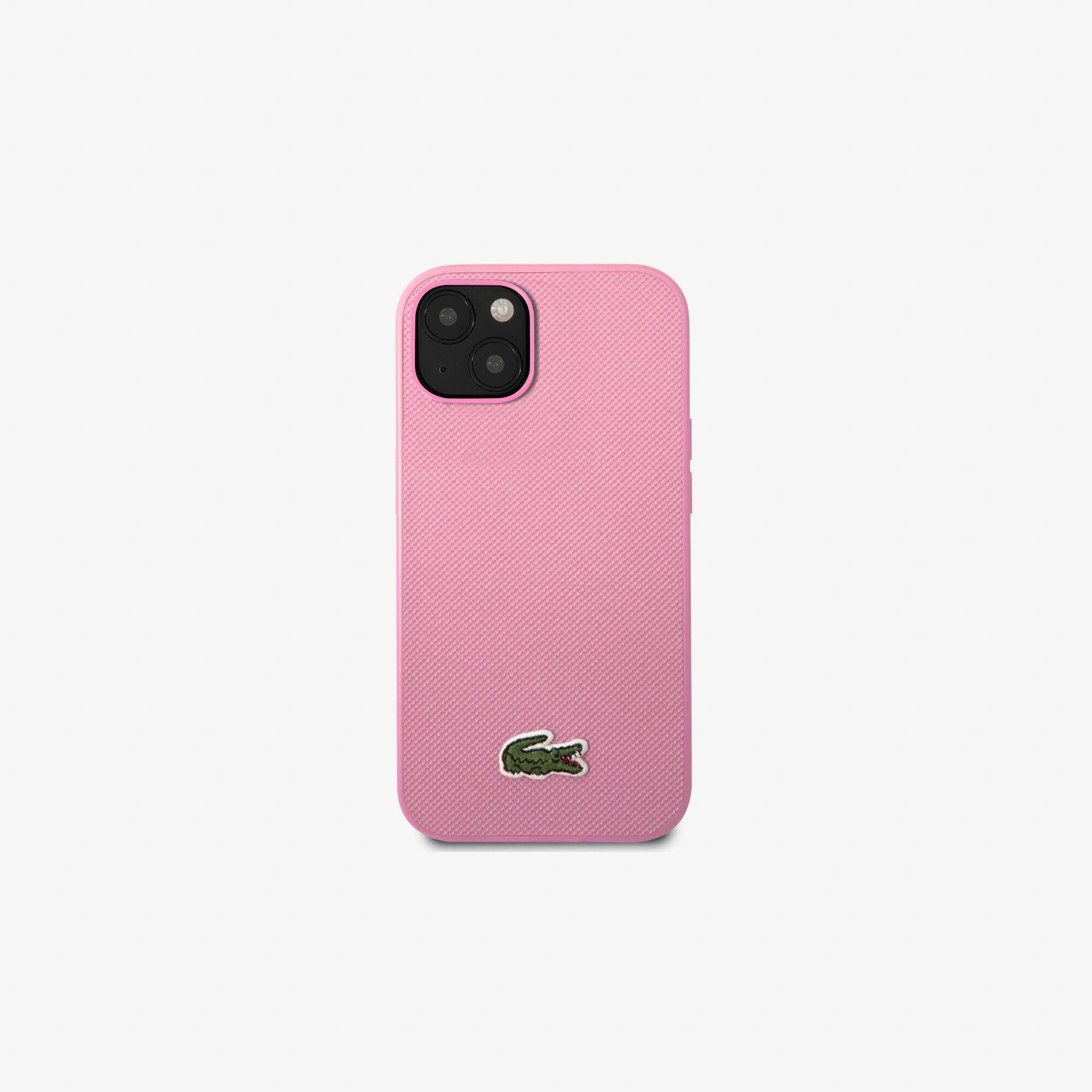Lacoste Coque pour iPhone 14 Lacoste effet petit piqué. 1