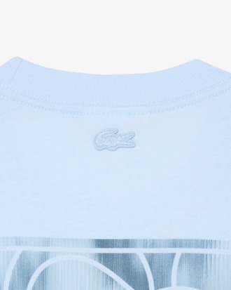 T-shirt jersey imprim&eacute; tennis graphique