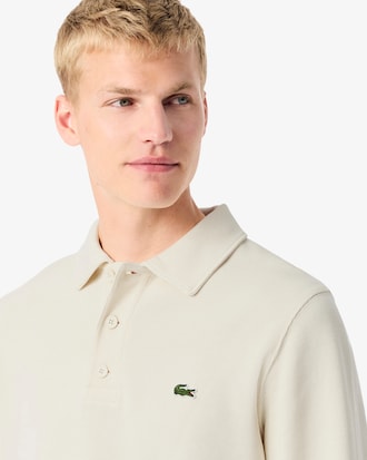 Sweatshirt col polo coton côtelé