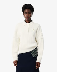 Pull col polo fabriqu&eacute; en France