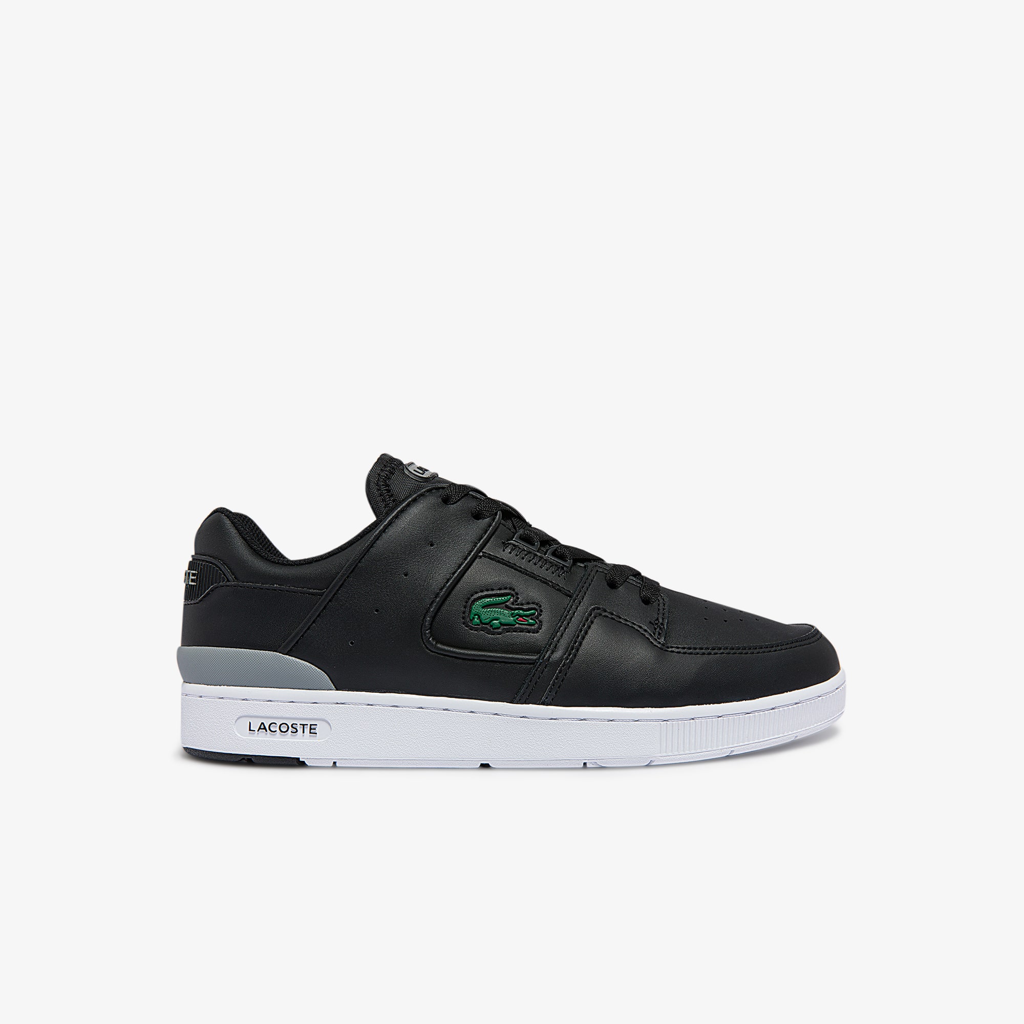 Lacoste Sneakers Court Cage homme en cuir Taille 41 Noir/gris Foncé