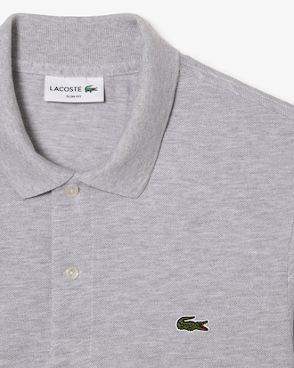 Polo L.12.12 slim fit manches longues
