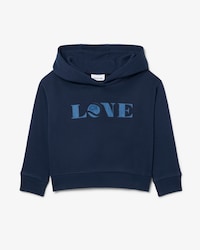 Sweatshirt &agrave; capuche molleton avec patch