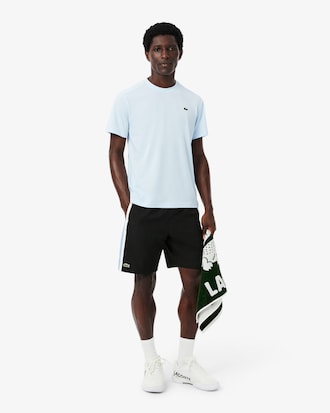 Short Tennis léger bandes color-block