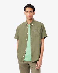 Chemise manches courtes en lin