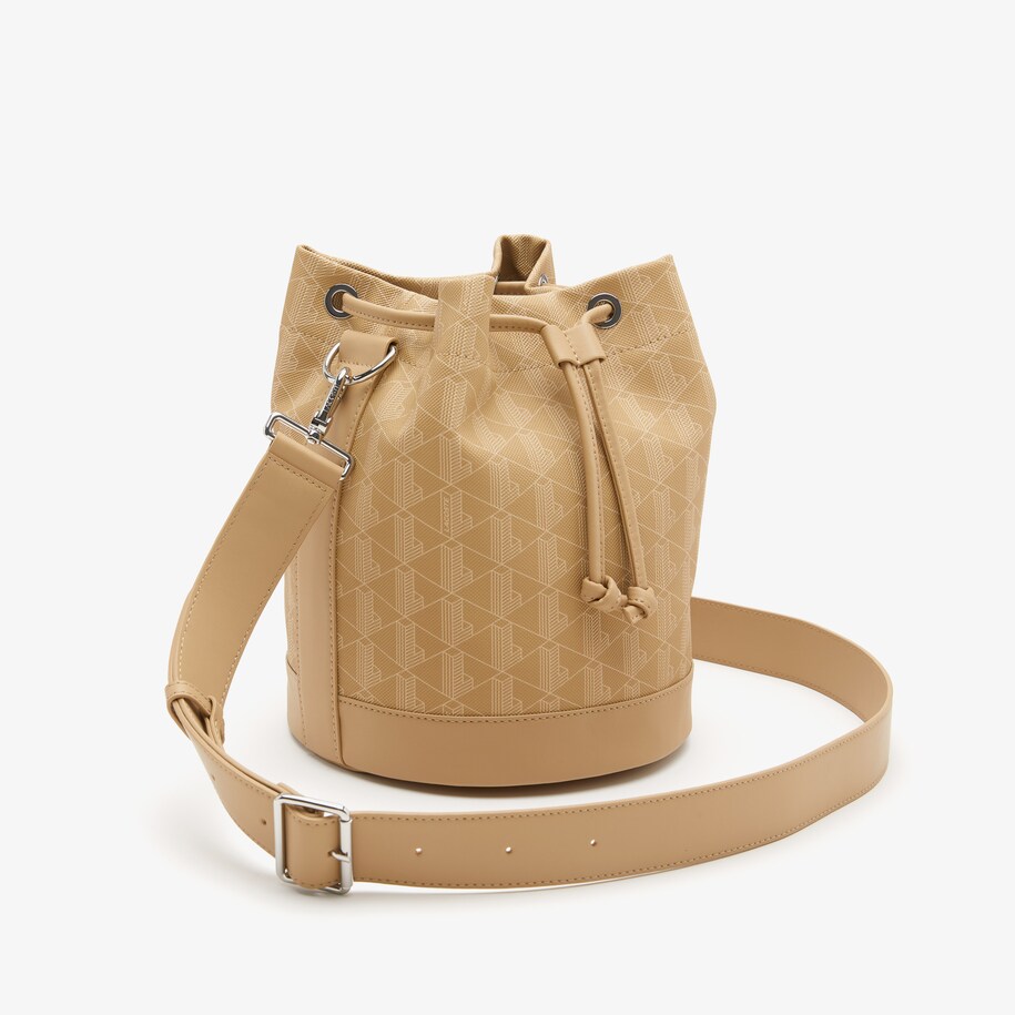 Sac seau femme Lacoste avec imprim?� monogramme - Sacs ?� bandouli?�re femme - Nouveaut?�s 2022 