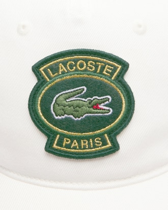 Casquette coton avec badge