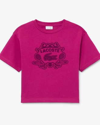 T-shirt oversize coton avec badge