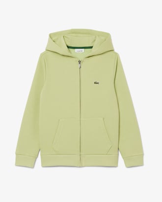 Sweatshirt zipp&eacute; &agrave; capuche mixte molleton