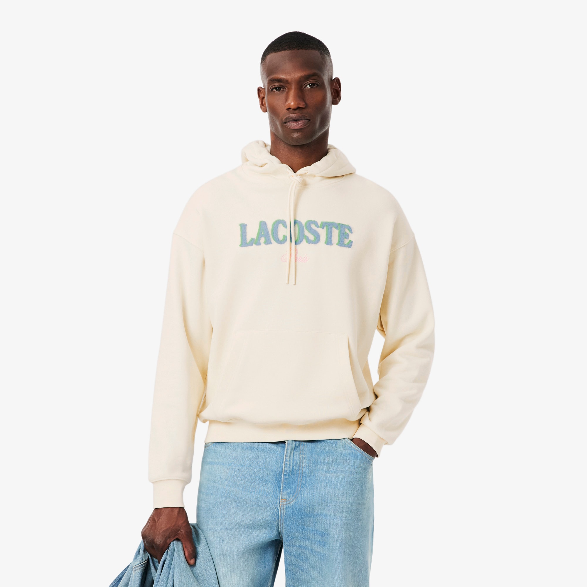 Sweatshirt à capuche loose fit brodé