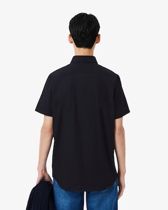 Chemise manches courtes regular fit coton