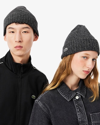 Bonnet laine moucheté fabriqué en France