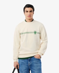Sweatshirt molleton imprimé tennis