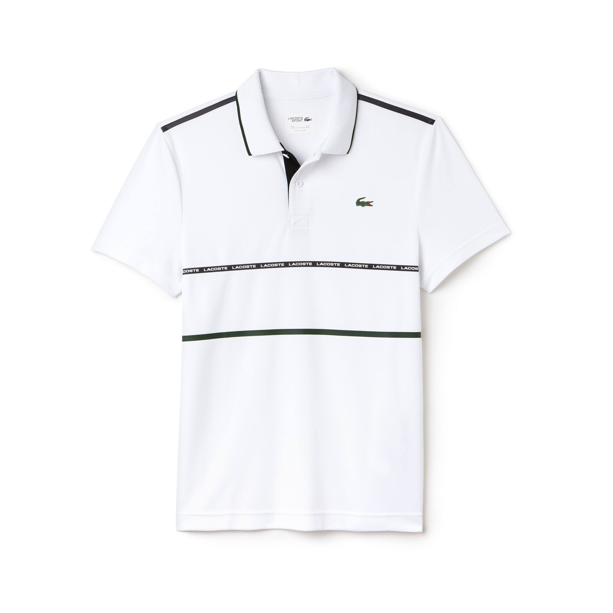 Polo Lacoste Sport Polo Col ZippÃ© Zippé Lacoste Vert Sweat ZippÃ