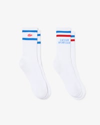 Lot de 2 paires de chaussettes &agrave; rayures