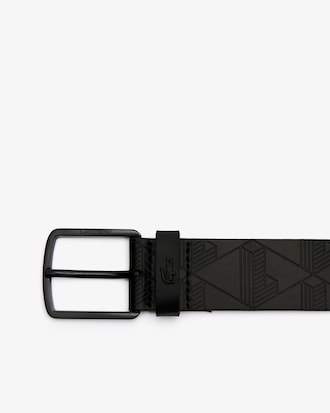 Ceinture en cuir monogramme