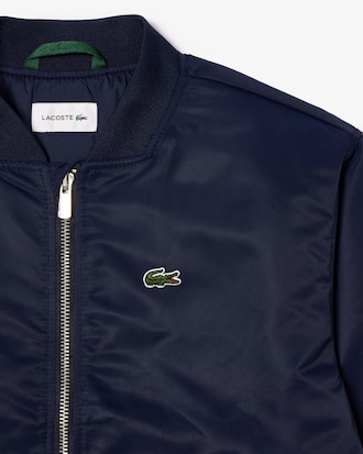 Blouson teddy nylon color-block
