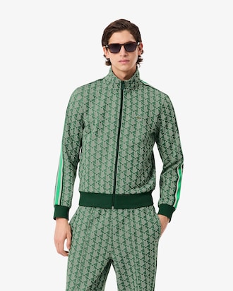 Veste de surv&ecirc;tement zipp&eacute;e Paris jacquard