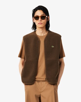 Veste sans manches sherpa