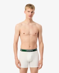 Lot de 3 boxers longs coton stretch
