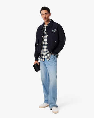 Chemise regular fit flanelle &agrave; carreaux
