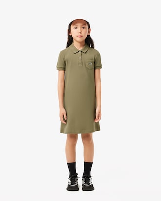 Robe polo en Piqué