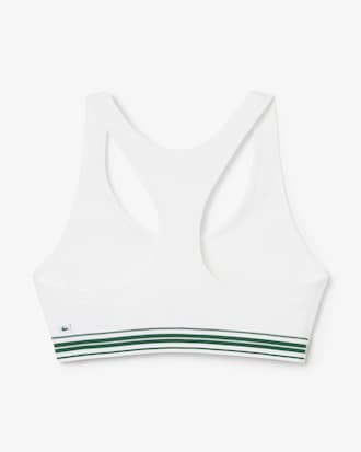 Brassi&egrave;re coton stretch bande contrast&eacute;e