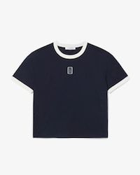 T-shirt jersey badge brod&eacute;
