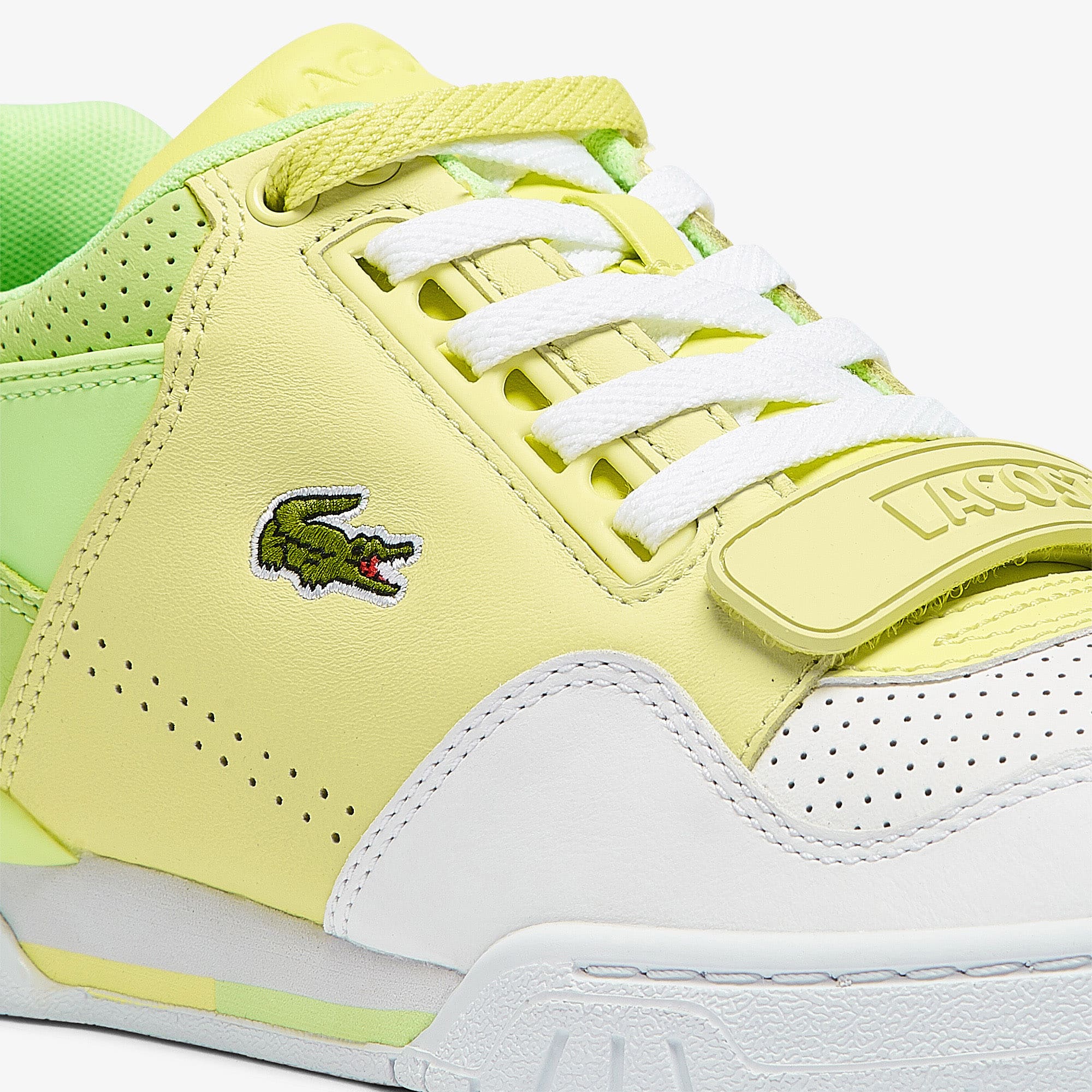 chaussure lacoste jaune