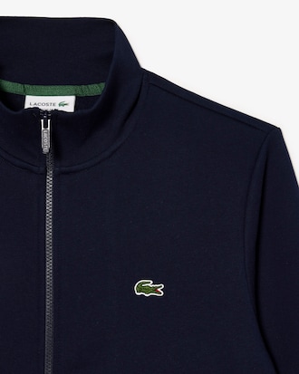 Sweatshirt zippé molleton col montant