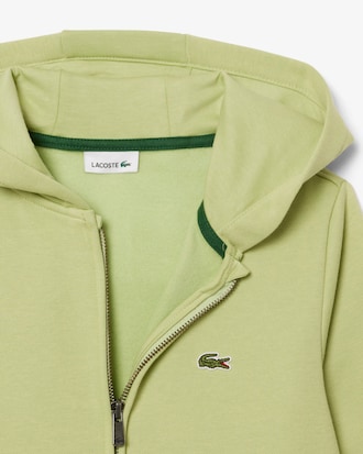 Sweatshirt zipp&eacute; &agrave; capuche mixte molleton