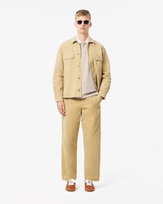 Polo L.12.12 classic fit en Petit Piqué rayé