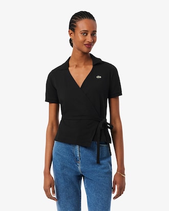 Polo cache-c&oelig;ur mini Piqu&eacute; stretch