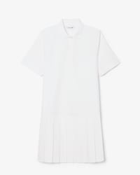 Robe polo manches courtes popeline