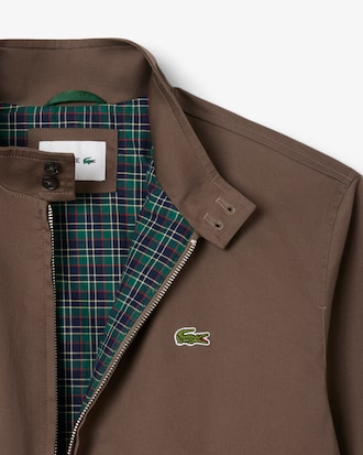 Blouson Harrington twill d&eacute;perlant