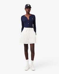 Bermuda oversize fluide lin m&eacute;lang&eacute;