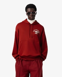 Sweatshirt &agrave; capuche oversize imprim&eacute; D&eacute;fil&eacute;