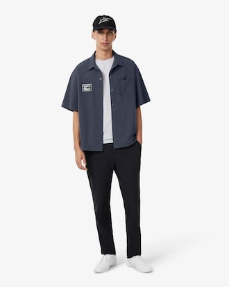Chemise popeline relaxed fit Lacoste x Alpine