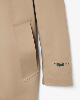 Car-coat imperm&eacute;able Lacoste x Mackintosh